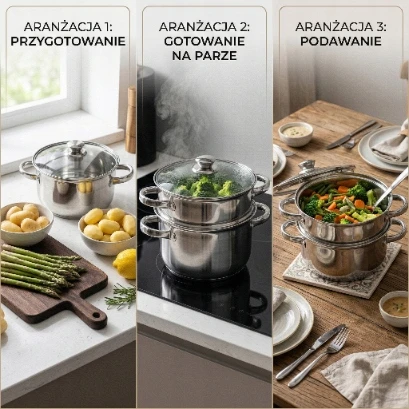 Garinimo puodas Florina Ambiente Garintuvas 20 cm 3 vnt.