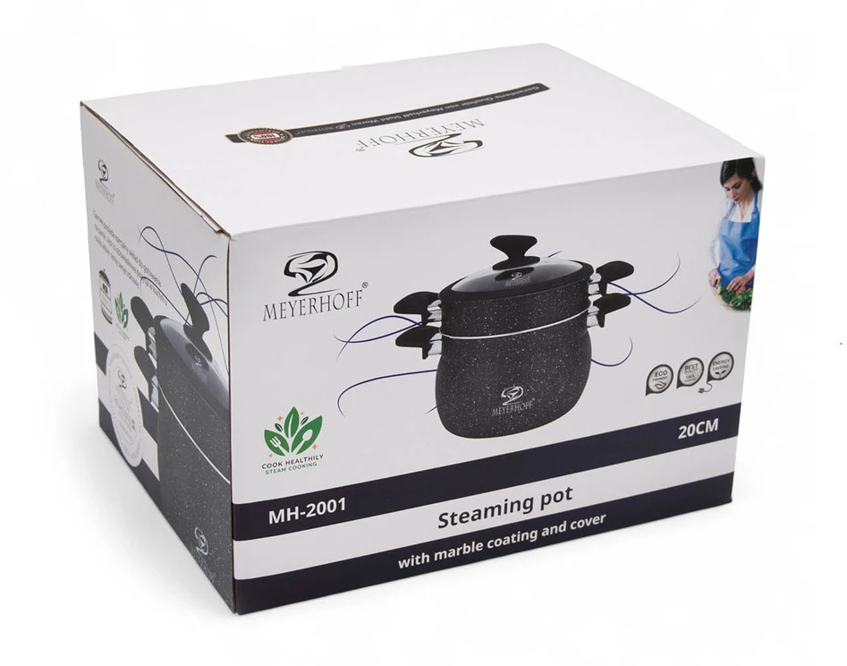 GARINIMO PUODAS garintuvas 4,7 l 20 cm 3 vnt Meyerhoff marmuras