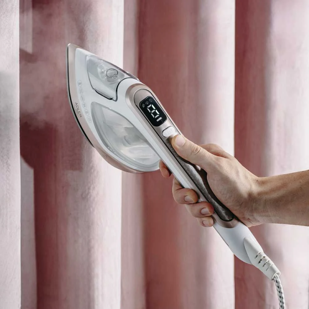 Adler 2in1 drabužių garintuvas ir lygintuvas | AD 5044 | Rankinis | 1400 W | 0,18 l | 25 g/min | Baltas/Auksinis