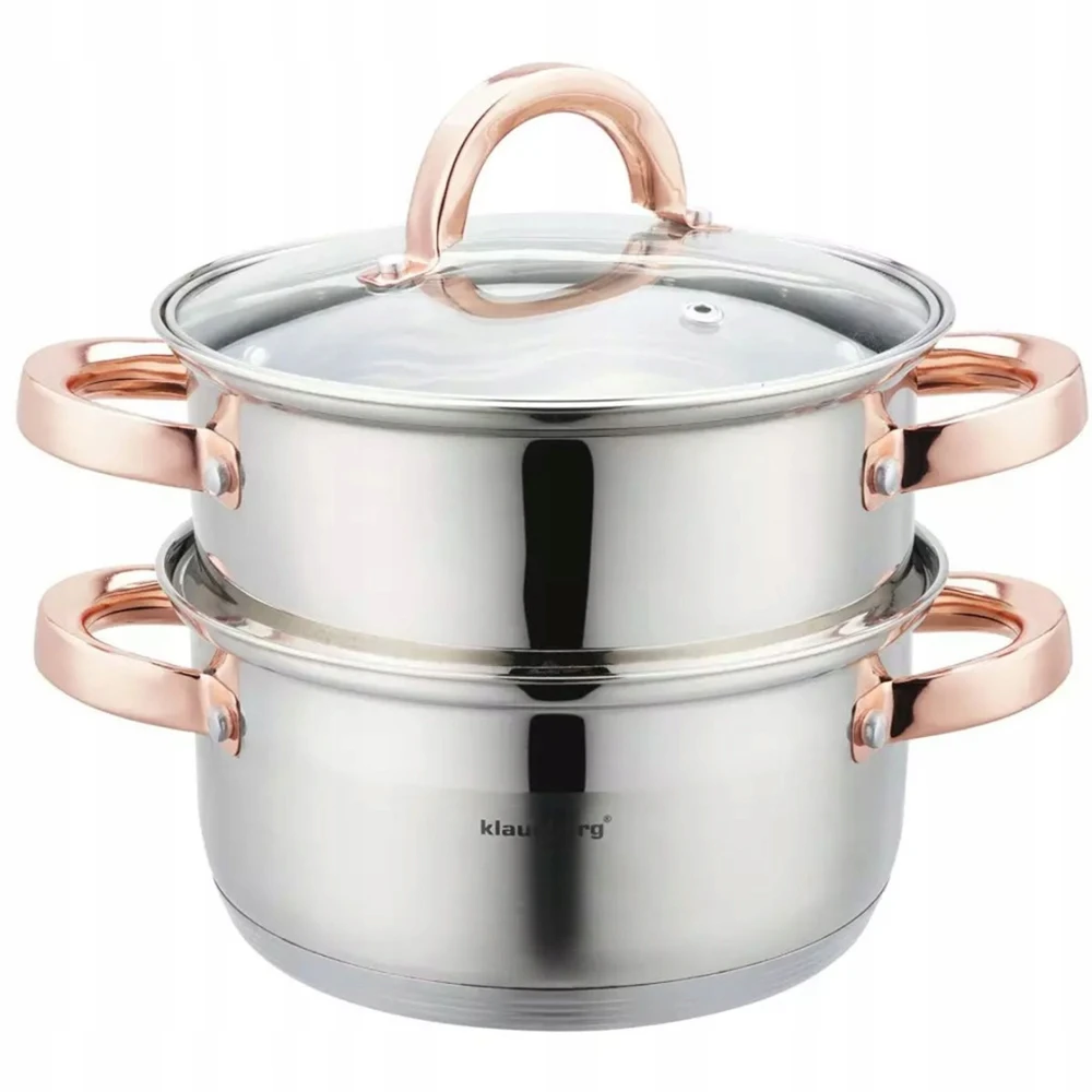 GARINIS PUODAS STEAMER 3 EL 18CM KLAUSBERG INDUKCIJA
