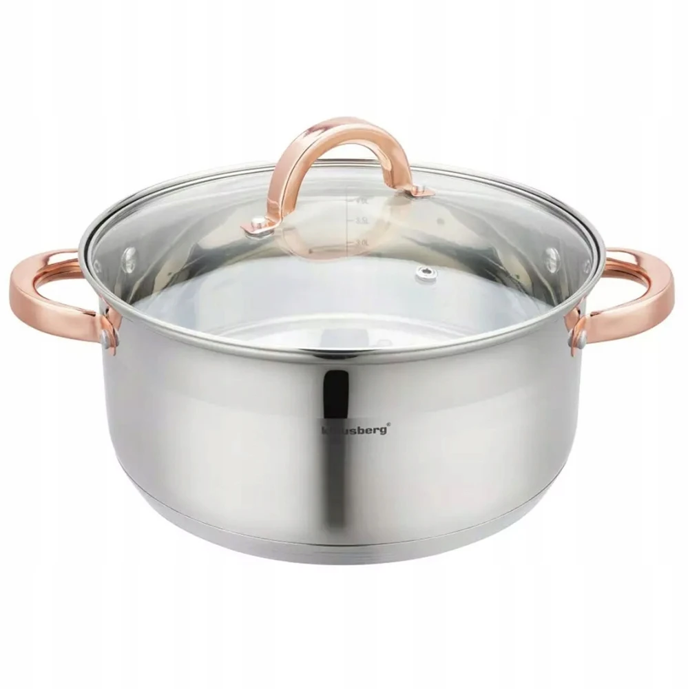 GARINIS PUODAS STEAMER 3 EL 24CM KLAUSBERG INDUKCIJA