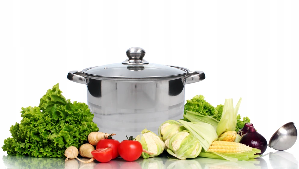 Garpol Puodas su pokrywą tradycyjny plieno kilkuwarstwowe dno 28 cm / 13 L 3973