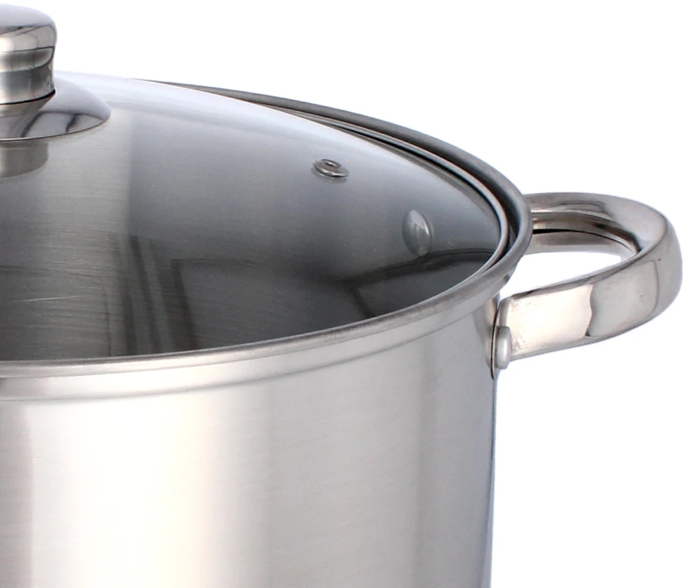 Garpol Puodas su pokrywą tradycyjny plieno kilkuwarstwowe dno 28 cm / 13 L 3973