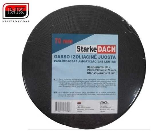 Starkedach Garso izoliacinė juosta gipsiniams profiliams 70 mm