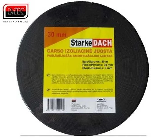 Starkedach Garso izoliacinė juosta gipsiniams profiliams 30 mm