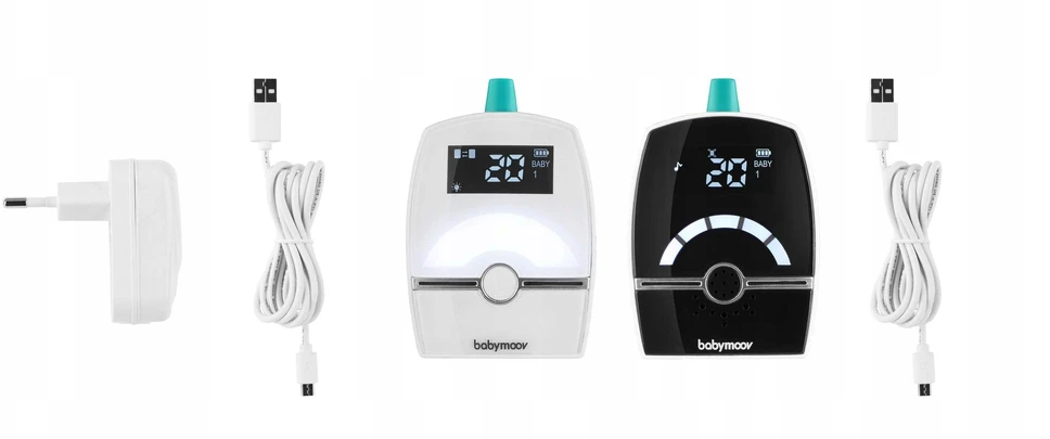 Garso kūdikio monitorius Babymoov Premium Care, 1400 m veikimo nuotolis, Digital Žalias, VOX režimas