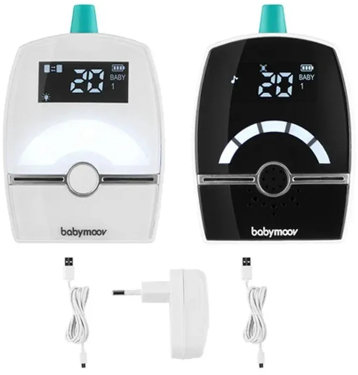 Garso kūdikio monitorius Babymoov Premium Care, 1400 m veikimo nuotolis, Digital Žalias, VOX režimas