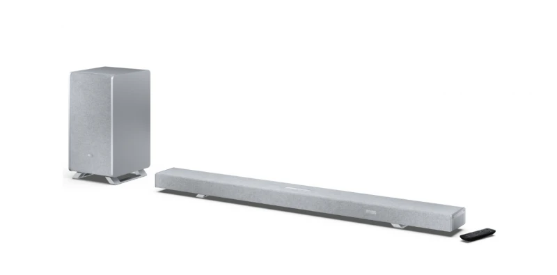 Namų kino sistema „Sharp“ | 5.1.2 „Dolby Atmos“ / „DTS:X“ garso juosta su belaidžiu žemųjų dažnių garsiakalbiu | HT-SBW55121(SL) | „Bluetooth“