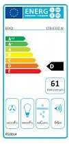 Gartraukis Garų surinktuvas BEKO CFB 6310 W