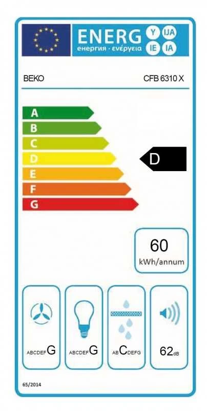 Gartraukis Garų surinktuvas BEKO CFB 6310 X