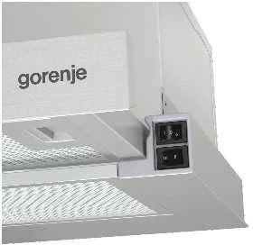 Gartraukis Gorenje | Gaubtas | TH60E3X | Teleskopinis | C energijos vartojimo efektyvumo klasė | Plotis 60 cm | 350 m³/h | Mechaninis valdymas | LED | Inox