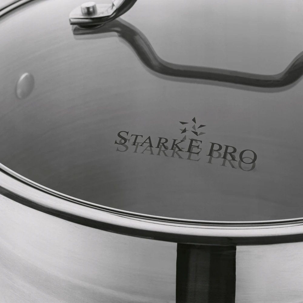 Gastronominis PUODAS, DANGINIS, INDUKCINIS, dujos Starke Pro Premio Alto II 22,2L