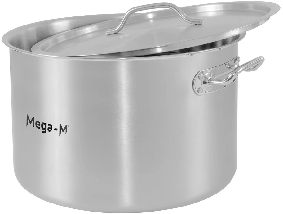 Gastronominis puodas su dangčiu 32L 40CM, skirtas indukcinėms dujoms Mega-M Standard