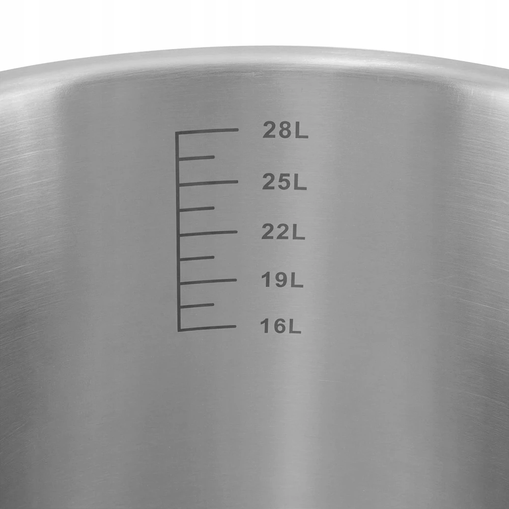 Gastronominis puodas su dangčiu 32L 40CM, skirtas indukcinėms dujoms Mega-M Standard