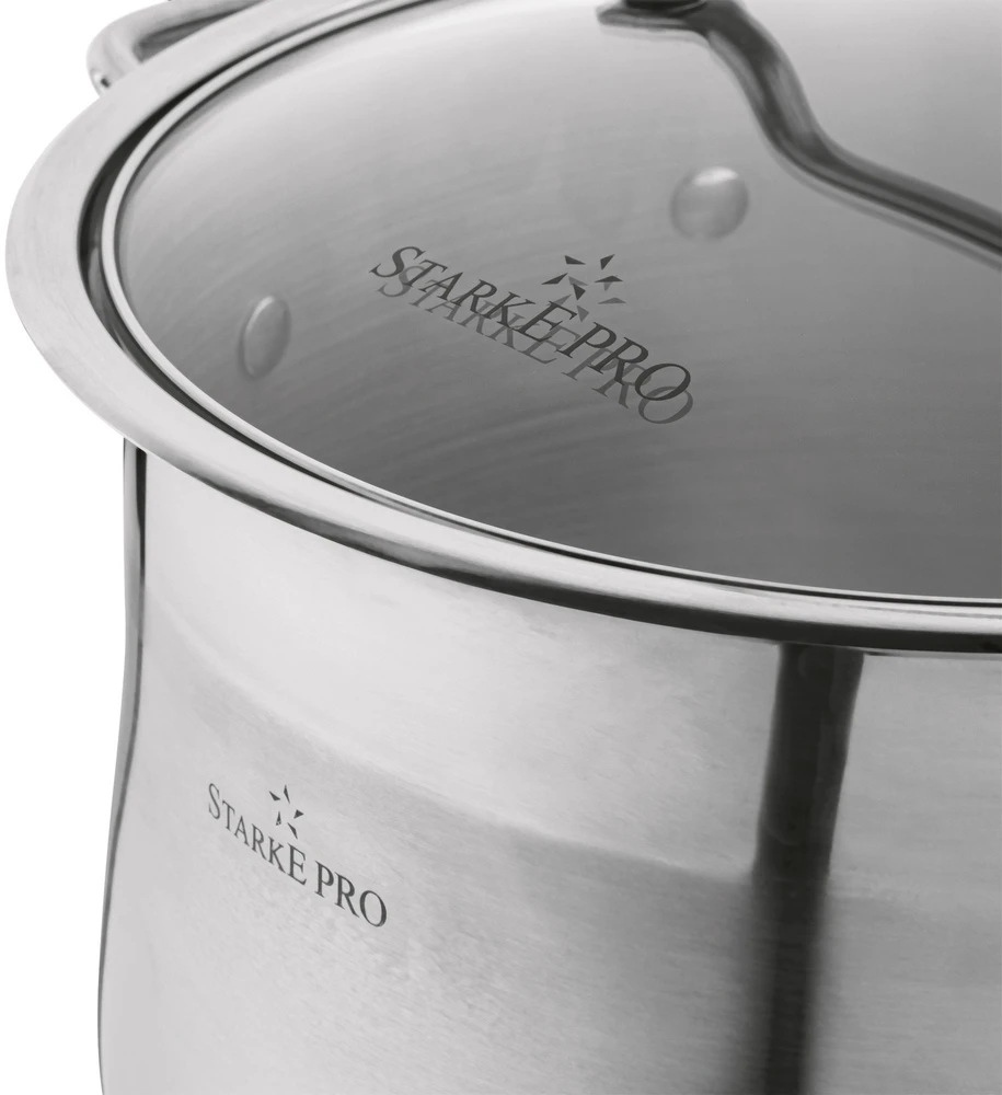 Gastronominis puodas su dangteliu, INDUKCIJA Starke Pro Premio Alto II 5,7 l