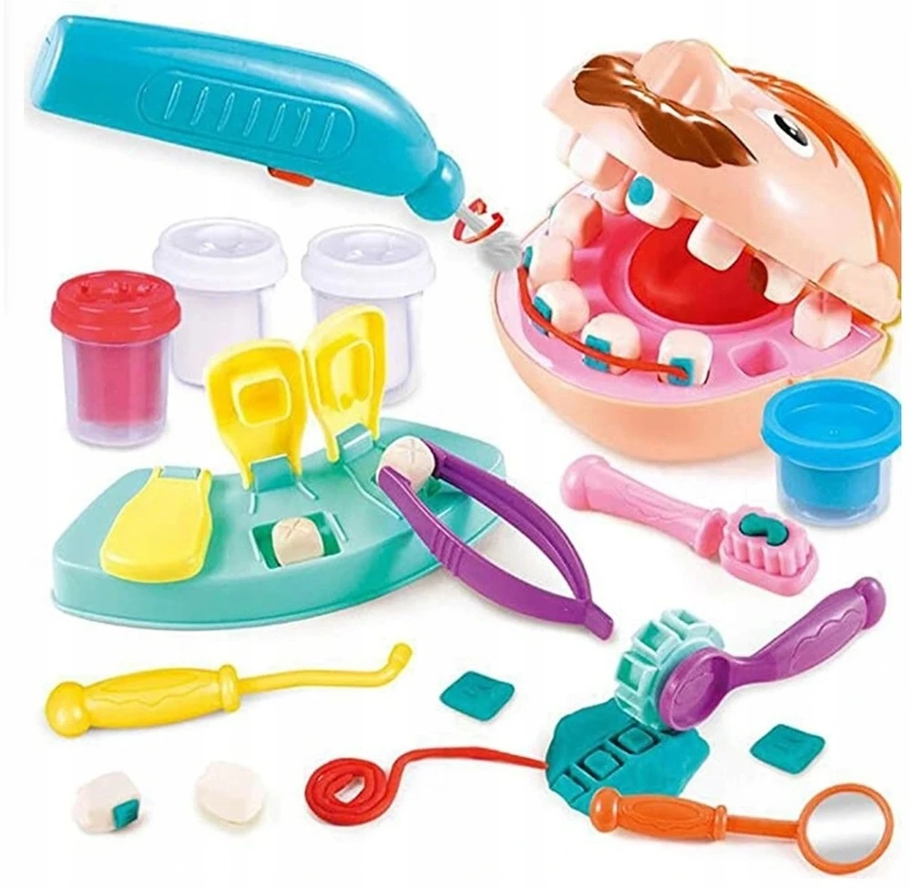Gazelo Plastikinės medžiagos komplektas. Odontologo rinkinys