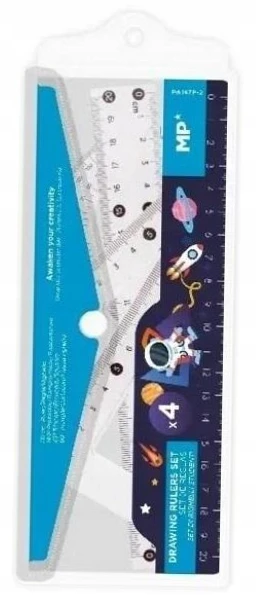Bic GDD Cosmos geometrinis rinkinys 4 dalių dėkle - Mp Main Paper