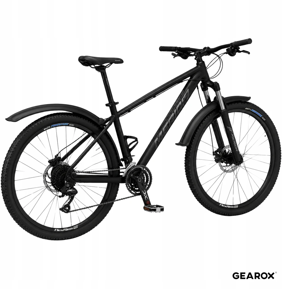 Gearox DVIRAČIO SPORŲ RINKINYS PRIEKINIAI GALINĖS VENTILIATORIAI CROSS MTB 26" Juodas