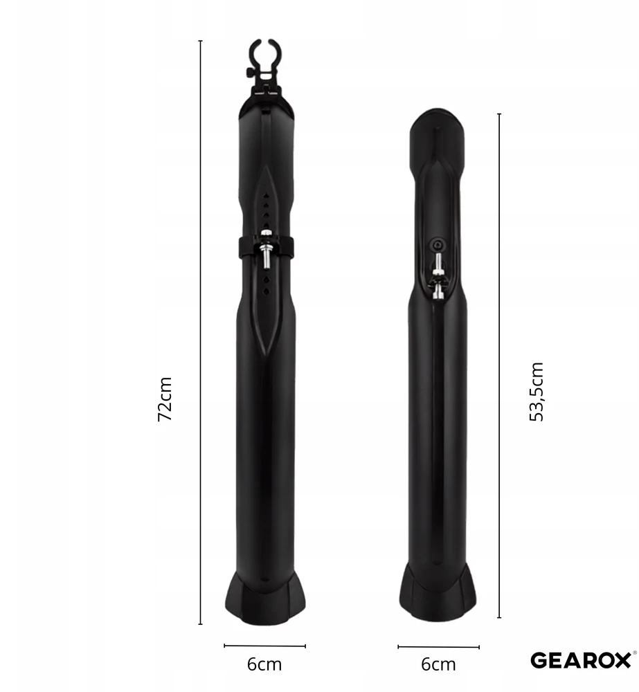 Gearox DVIRAČIO SPORŲ RINKINYS PRIEKINIAI GALINĖS VENTILIATORIAI CROSS MTB 26" Juodas