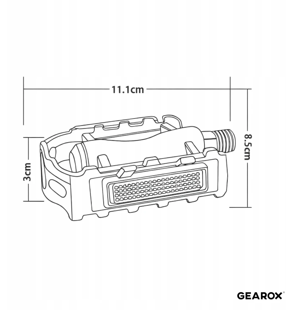 Gearox Dviračių pedalai Korbi