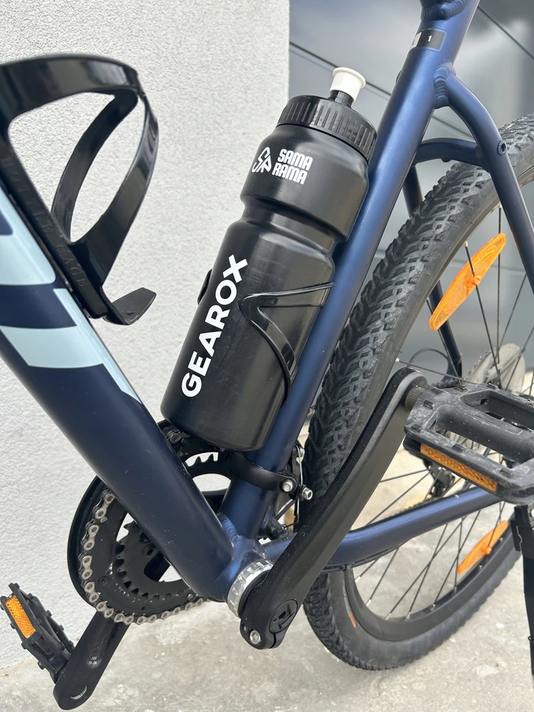 GEAROX SPORTS DVIRAČIO BUTELAS 750 ML VANDENS BUTELAS DVIRAČIO 0,75 L HDPE