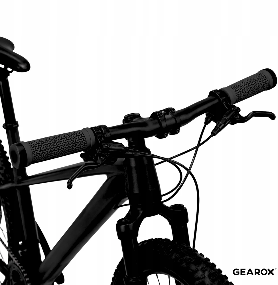 Gearox TWISTED BIKE GRIPES MTB DVIRAČIO RANKENOS, VARENOS, 2 Vnt., JUODOS