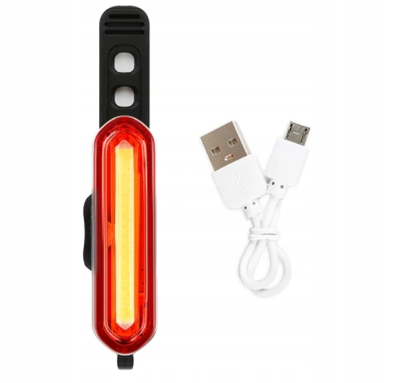 Gearox USB dviračio šviesų rinkinys Korbi, juodas