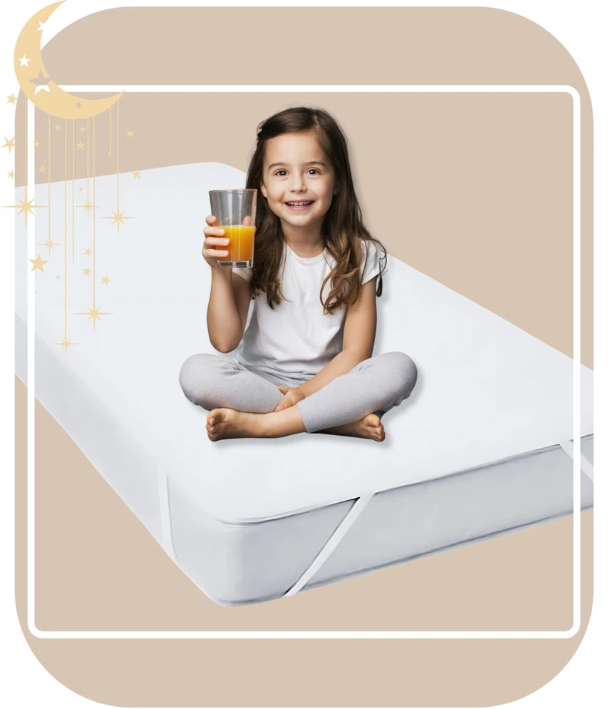 Geboki Sen Čiužinio apsauga 60 x 120 vandeniui atsparus antialerginis paklotas su elastine juostele
