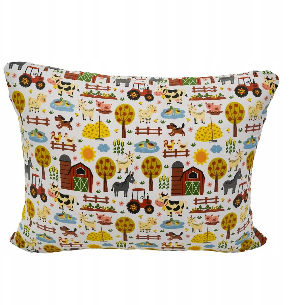 Geboki Sen Komplet Pościeli Dziecięcej 100x160 + 40x60 Wesoła Farma