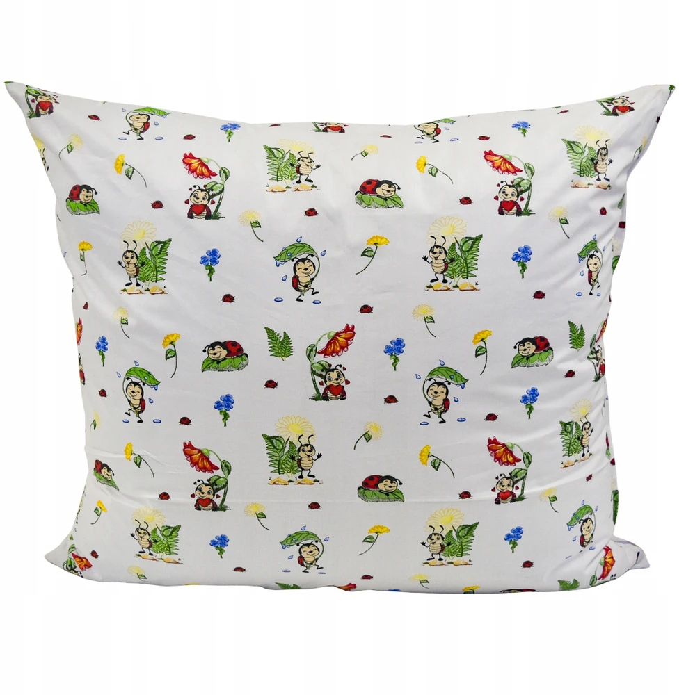 Geboki Sen Patalynė Dziecięca 100x160 + 70x80 Biedronki Balta Produkt Polski Medvilnė