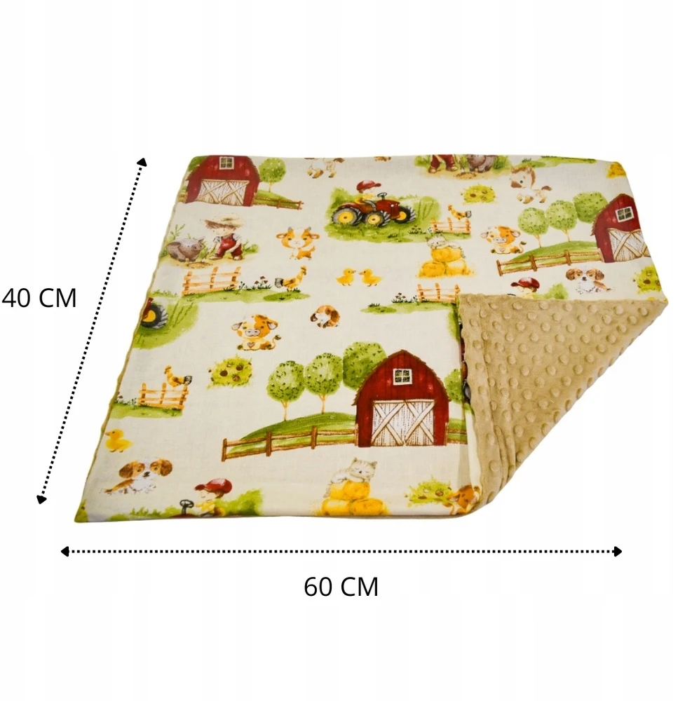 Geboki Sen Užvalkalas Dziecięca Minky Medvilnė 40x60 Miękka Ciepła Sensoryczna Producent