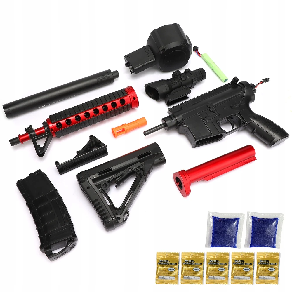 GEL BB GUN AUTOMATINIS ŠAUTUVAS DIDELIS XL RINKINYS + 20000 KAMULIŲ