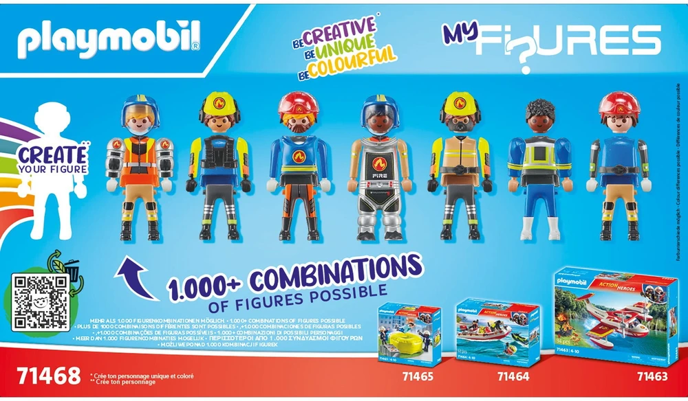 PLAYMOBIL ACTION HEROES Gelbėtojų figūrėlės 71468