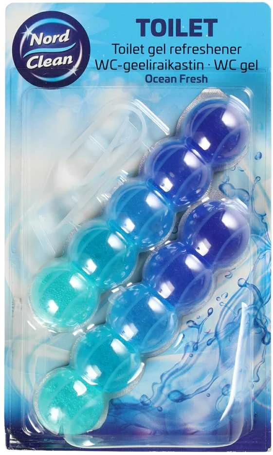 Geliniai klozeto gaivikliai Nord Clean 2x35g Ocean Fresh