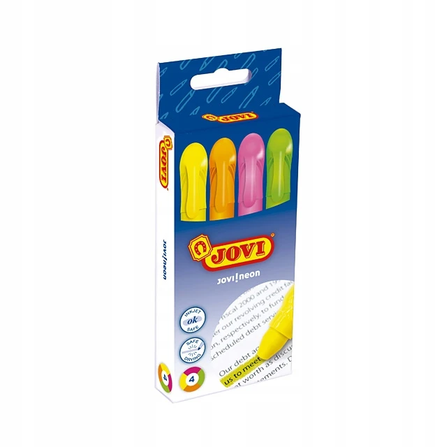 Teksto žymekliai JOVI, 4 vnt.