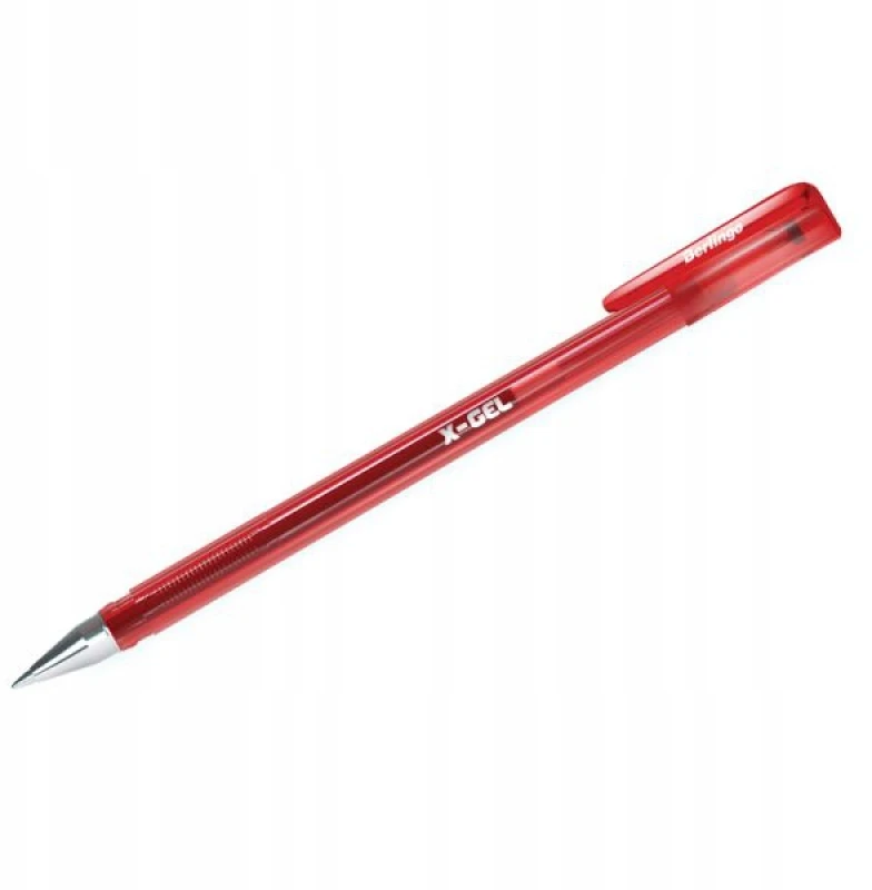 Gelinis rašiklis Berlingo X-gel, 0.5mm, raudonas