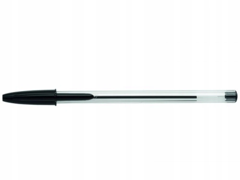 Bic Tušinukas Cristal 1.0 mm, Juodas, pakuotėje 50 vnt. 847897