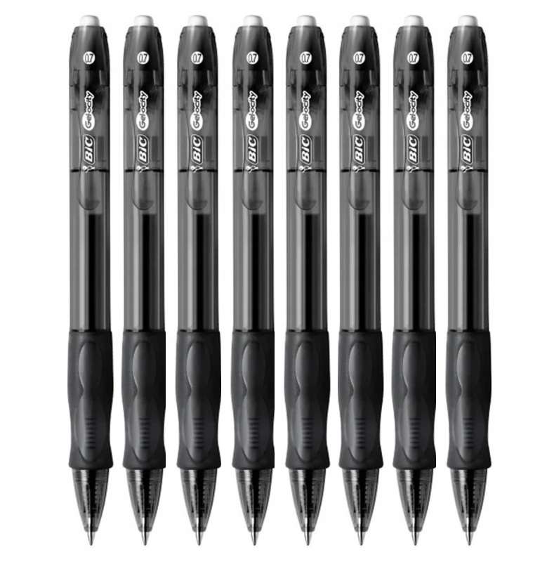 Bic Gelinis rašiklis Gel-Ocity 0.7 mm, juodas, pakuotėje 12 vnt. 600659