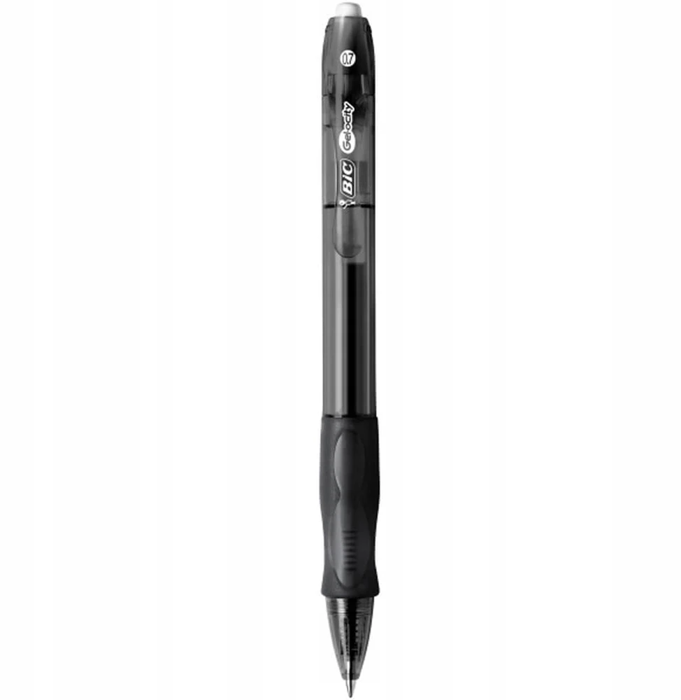 Bic Gelinis rašiklis Gel-Ocity 0.7 mm, juodas, pakuotėje 12 vnt. 600659