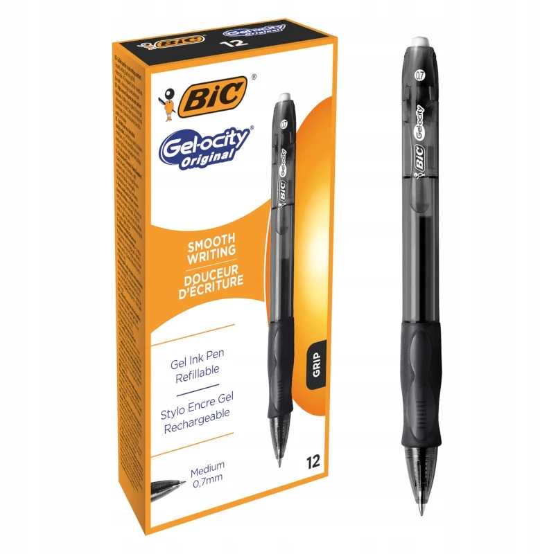 Bic Gelinis rašiklis Gel-Ocity 0.7 mm, juodas, 1 vnt. 600659