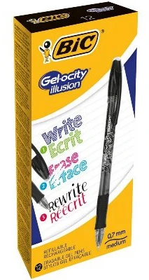 Bic Gell Pen Gelocity illusion juodas, 1vnt. 943441