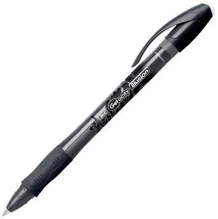 Bic Gell Pen Gelocity illusion juodas, 1vnt. 943441