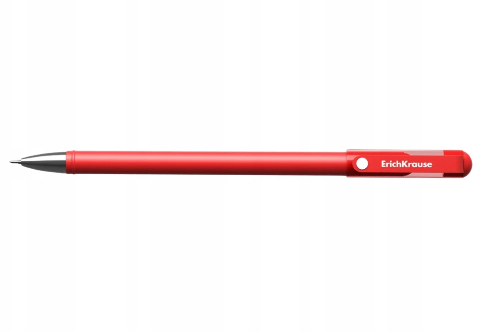 Gelinis rašiklis G-SOFT, ErichKrause, storis 0.38mm, raudonos sp.