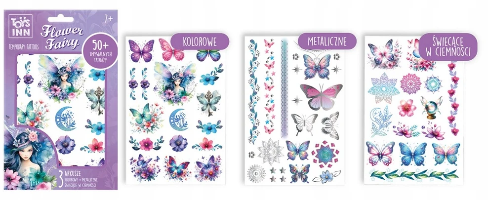 Gėlių fėja Iris STnux tatuiruotės