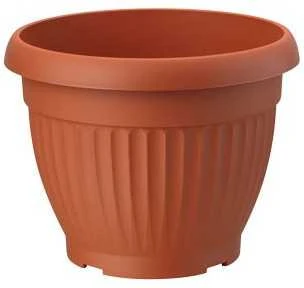 FORM PLASTIC Gėlių vazonas Dona 25 Rudos spalvos