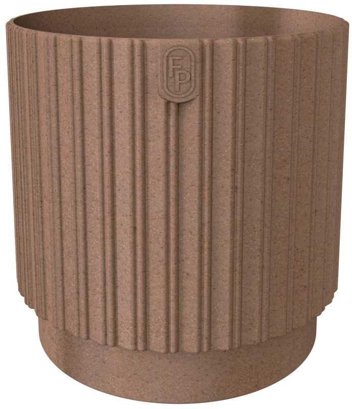 FORM PLASTIC Gėlių vazonas Eco Wood Mika Cyli 14cm Rudas