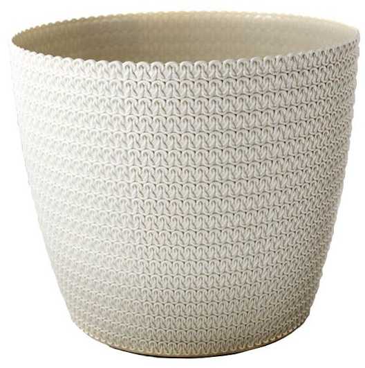 Lamela Gėlių vazonas Magnolija Jersey 140x120mm Kreminės spalvos