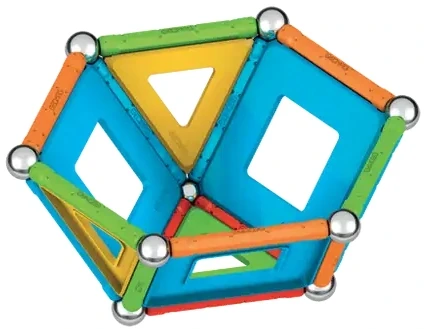 Trefl Magnetinė Supercolor Panel Perdirbti blokeliai 52 vnt GEOMAG GEO-378
