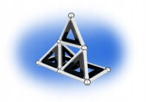 Geomag Panels Juodas&Baltas 68 pcs neodimio magnetinis žaislas 68 vnt Multi spalvos