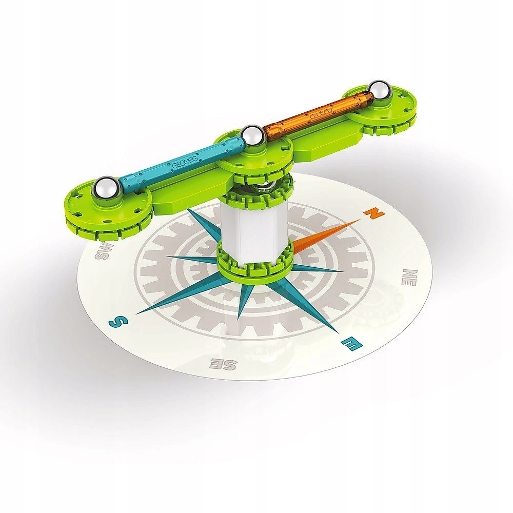 Trefl GEOMAG KOMPAS magnetiniai blokeliai, magnetinio lauko konstrukcijos, 35 vnt. NAUJIENA